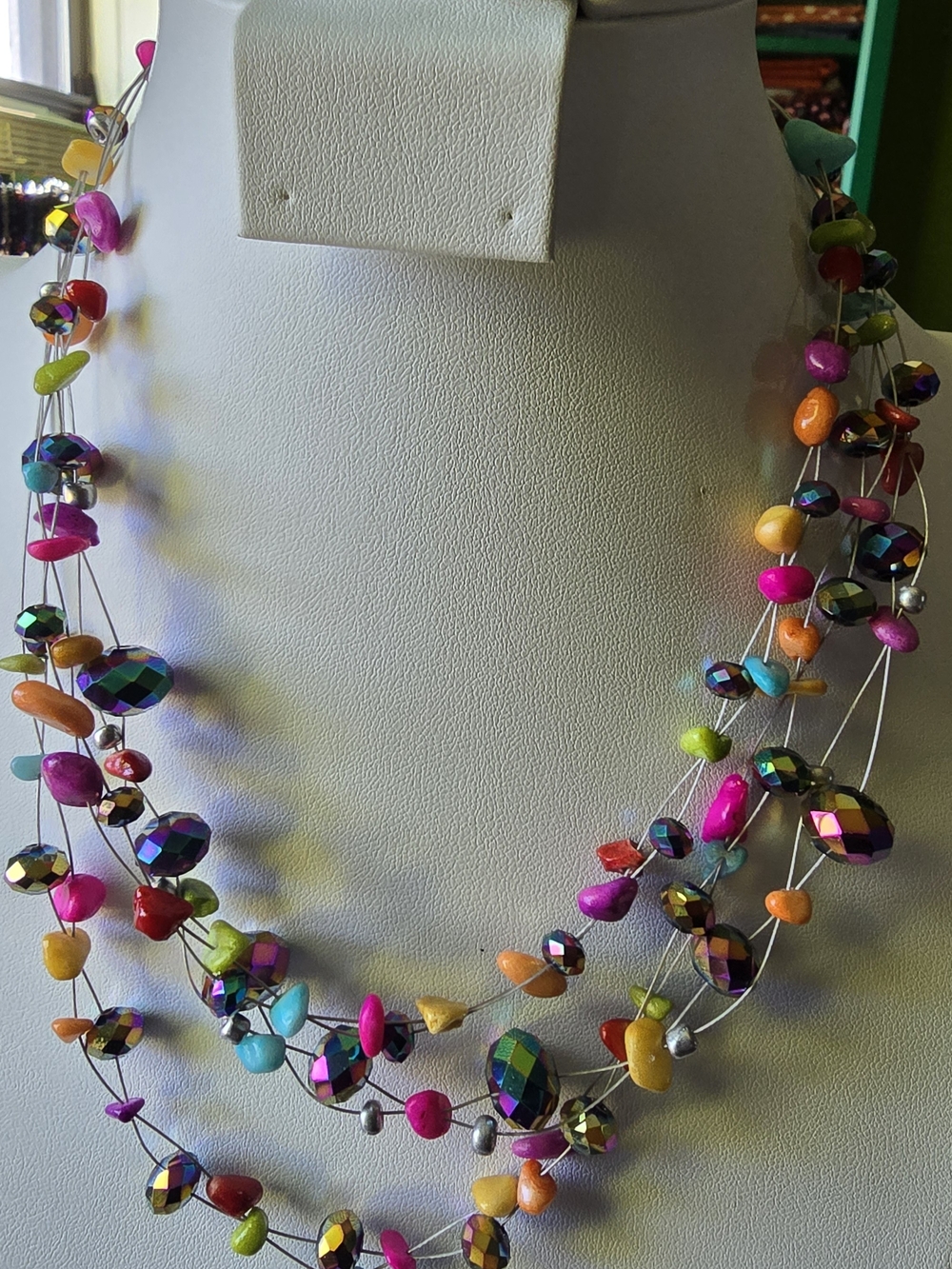 Multicolor Bead Layered Necklace - Women Jewelry
